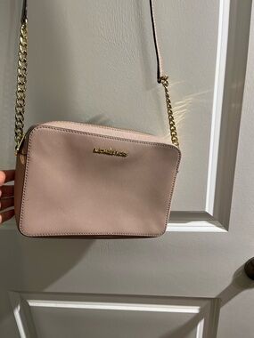 Michael Kors Tan Leather Crossbody Bag